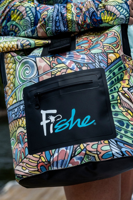 Tropical Tarpon Roll Tote Dry Bag