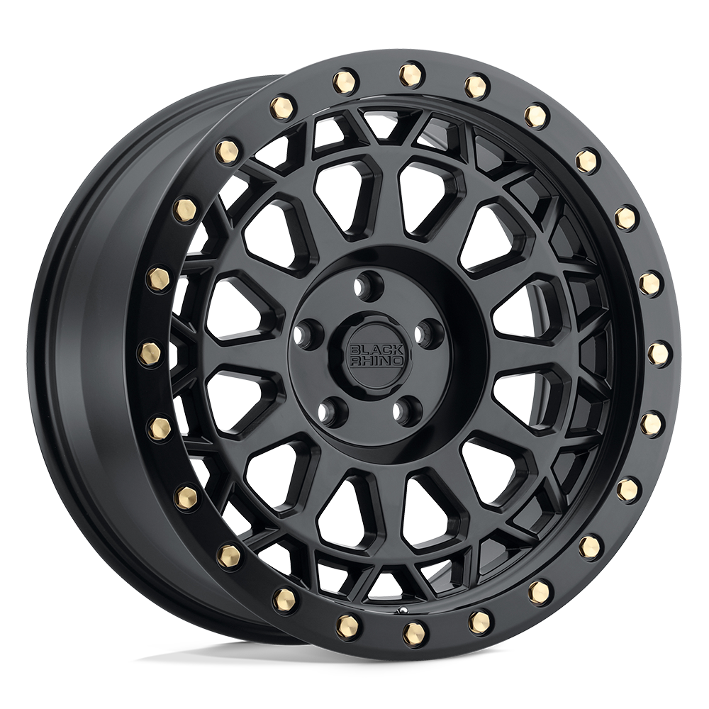 Black Rhino Hard Alloys Primm Matte Black W/ Brass Bolts