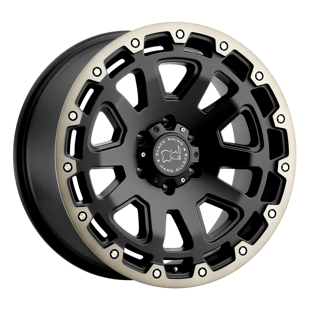 Black Rhino Hard Alloys Razorback Matte Black W/ Machined Dark Tint Lip