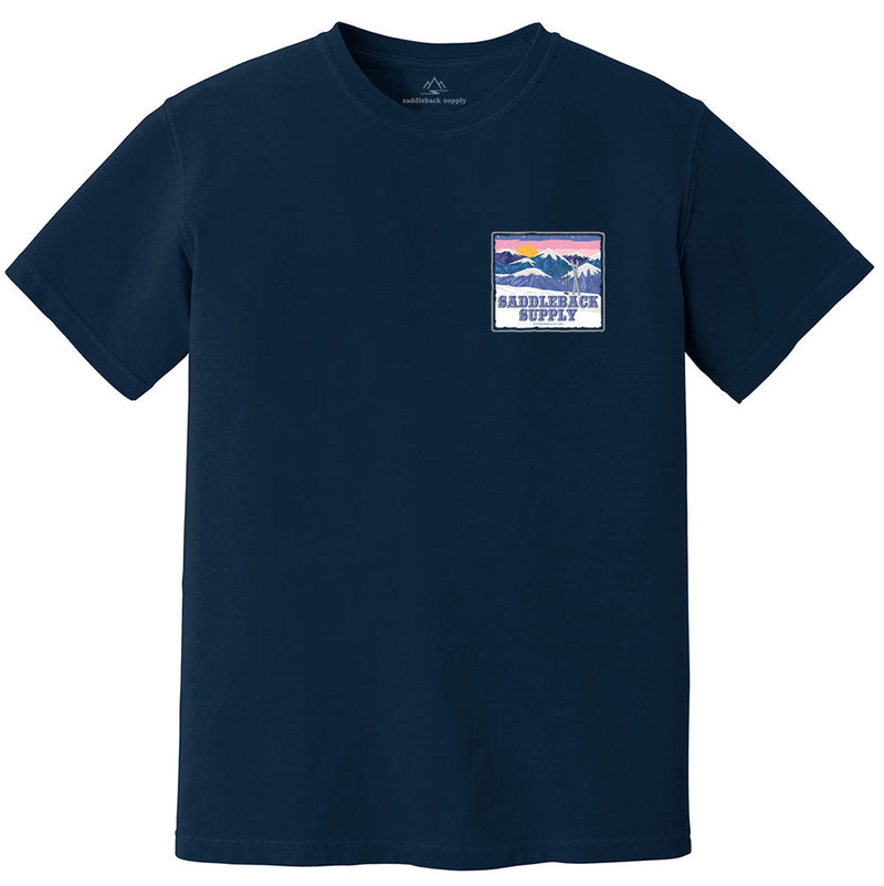 Load image into Gallery viewer, Snowy Peaks Pigment Tee