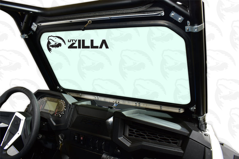 Load image into Gallery viewer, Black Vented Glass Windshield for Polaris RZR Turbo "S" Model with Wiper