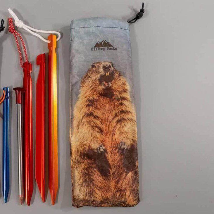 Load image into Gallery viewer, Ultralight Tent Stake Bag Funny Prints