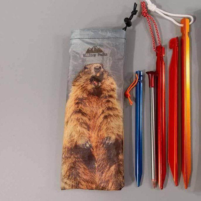 Load image into Gallery viewer, Ultralight Tent Stake Bag Funny Prints