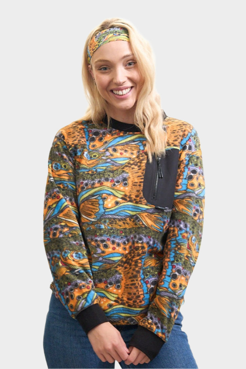 Load image into Gallery viewer, Unbound Brown Fleece Crew Neck