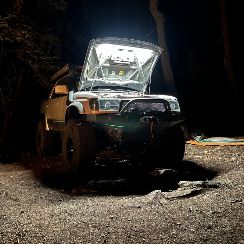 Load image into Gallery viewer, Under Hood LED Light Kit for ALL MAKES and Toyotas (4Runners, Tacomas, Sequoias, Tundras, LC, FJ, GX)