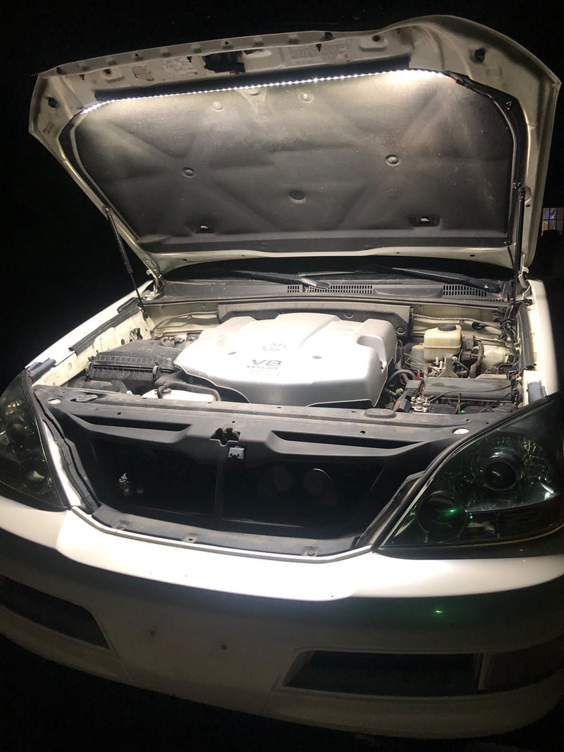 Load image into Gallery viewer, Under Hood LED Light Kit for ALL MAKES and Toyotas (4Runners, Tacomas, Sequoias, Tundras, LC, FJ, GX)