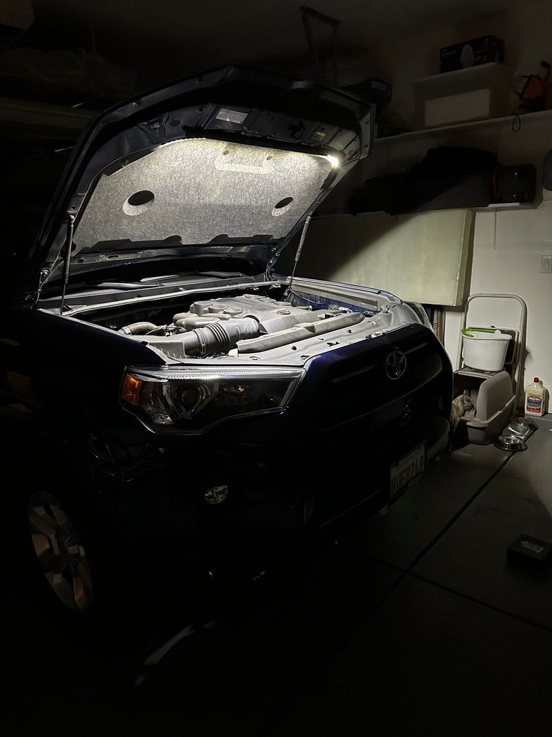 Load image into Gallery viewer, Under Hood LED Light Kit for ALL MAKES and Toyotas (4Runners, Tacomas, Sequoias, Tundras, LC, FJ, GX)