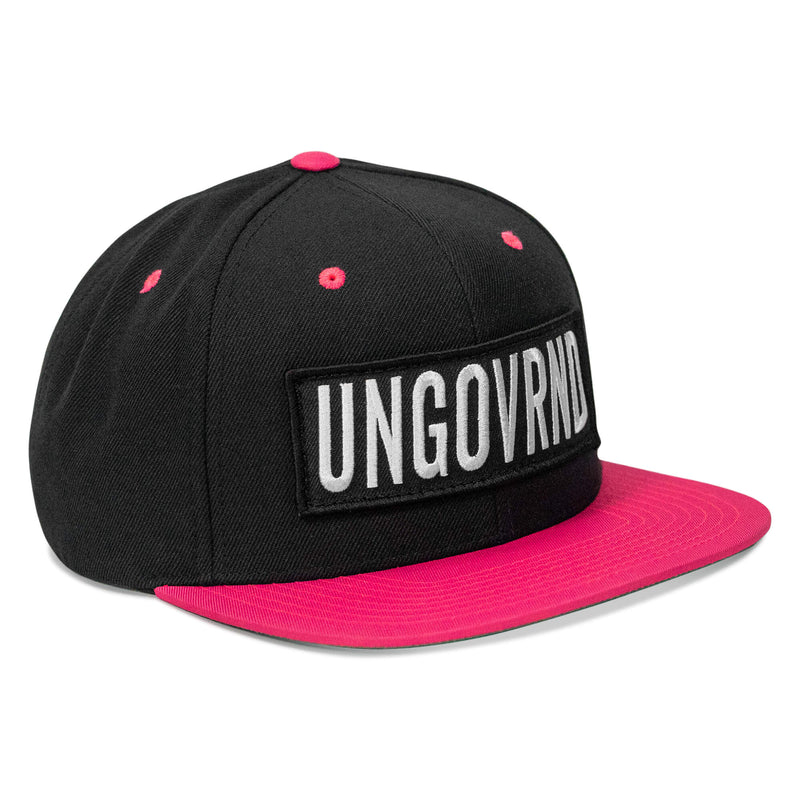 Load image into Gallery viewer, Ungovrnd Oversized Patch Flatbill SnapBack Hat