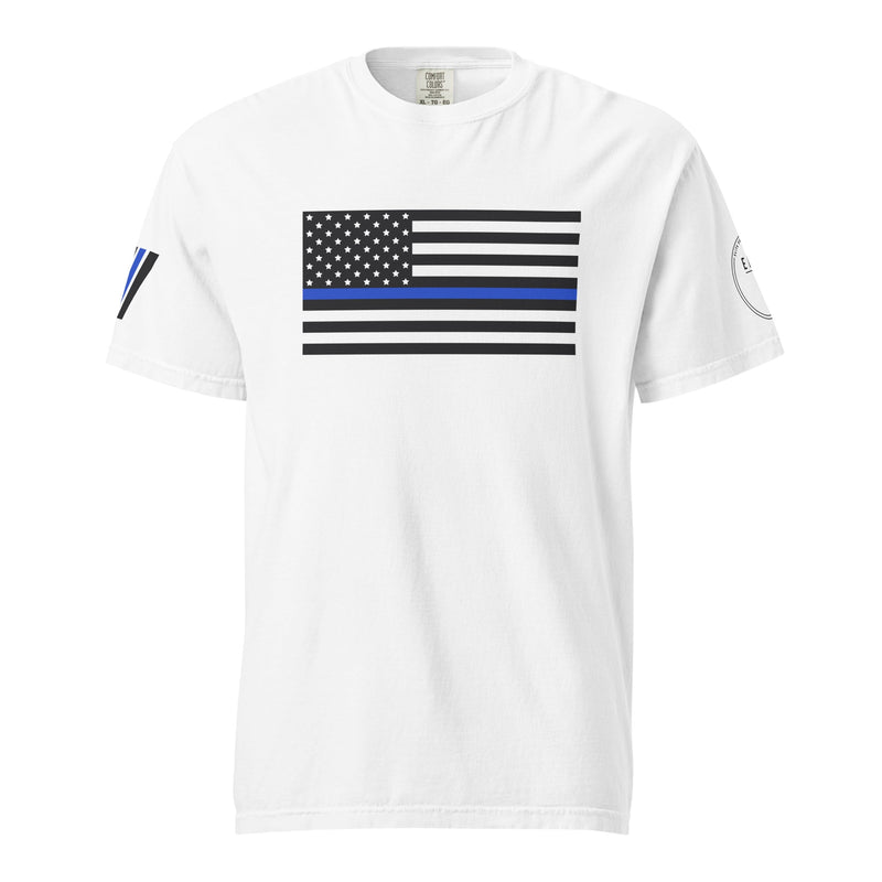 Load image into Gallery viewer, Blue Line Heavyweight T-Shirt