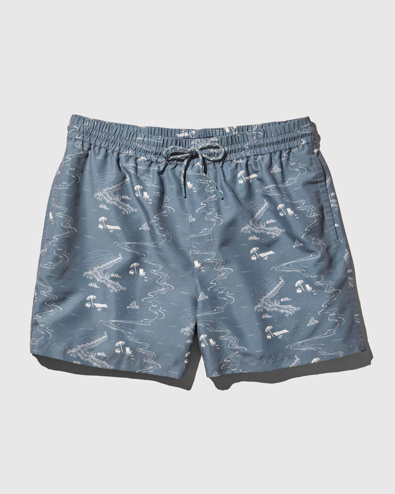 Load image into Gallery viewer, Recycled Swim Trunk - 5"