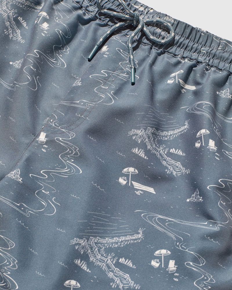 Load image into Gallery viewer, Recycled Swim Trunk - 5"