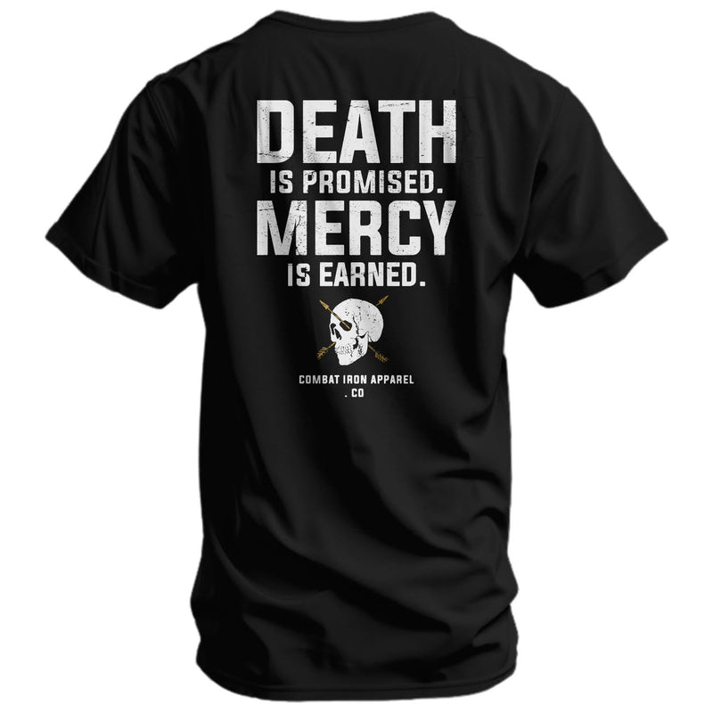Load image into Gallery viewer, Death Is Promised. Mercy Is Earned Men's T-Shirt