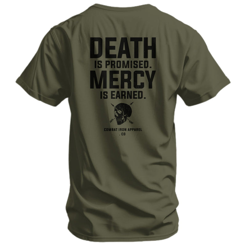 Load image into Gallery viewer, Death Is Promised. Mercy Is Earned Men's T-Shirt