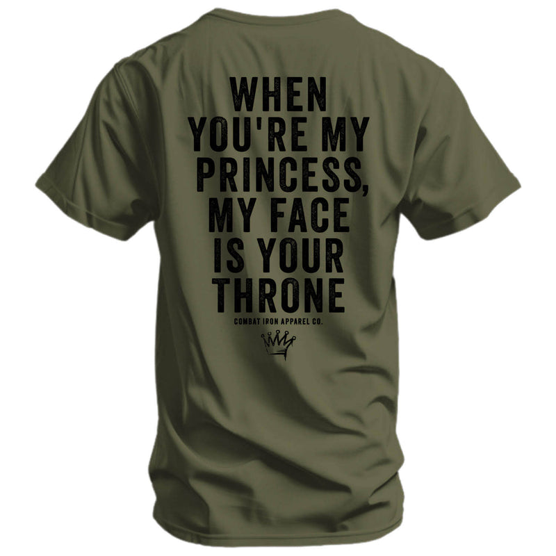Load image into Gallery viewer, When You're My Princess, My Face Is Your Throne Men's T-Shirt