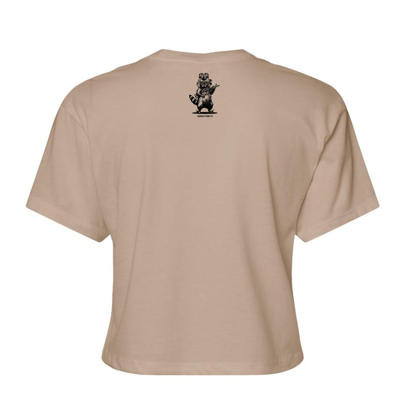 Load image into Gallery viewer, Lil Feral Raccoon Women's Crop T-Shirt
