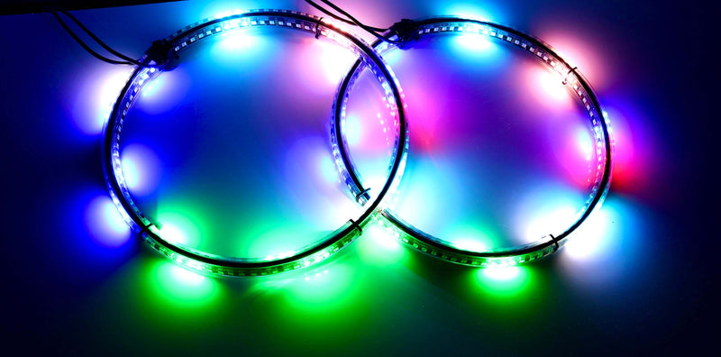 Load image into Gallery viewer, Apollo RGB Wheel Lights Kit - Set of 4 (Harness Included)