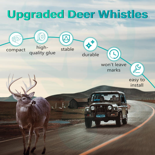Upgraded Deer Whistle Car Horn for Vehicle Safety and Wildlife Protection
