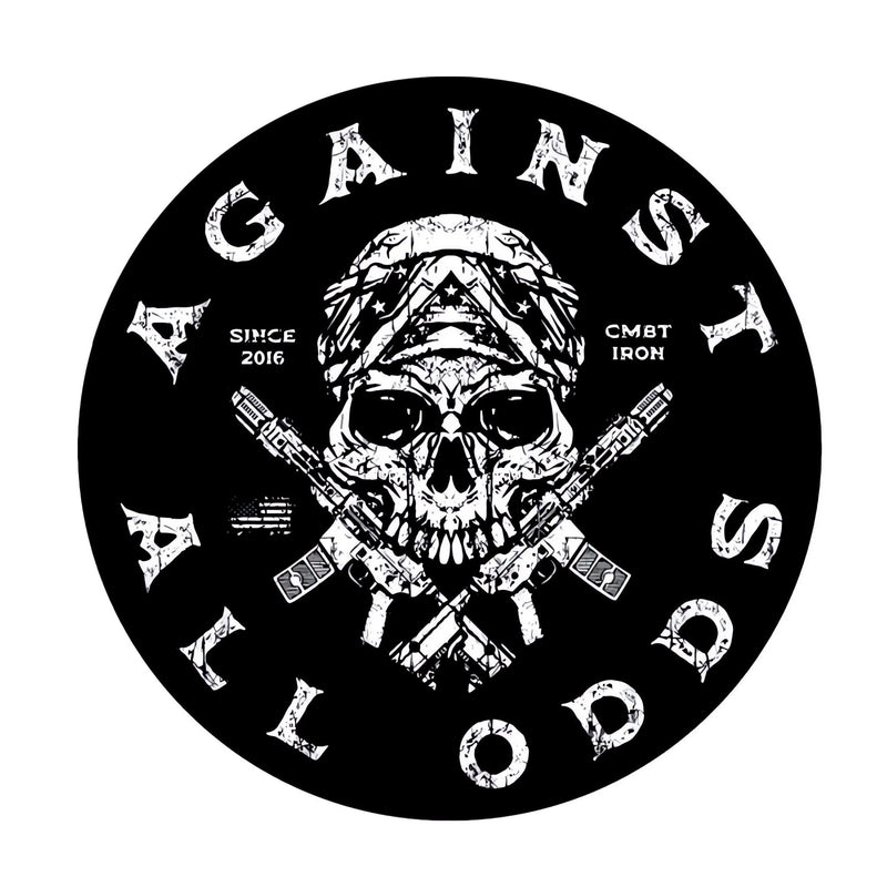 Load image into Gallery viewer, Against All Odd's Skull Decal