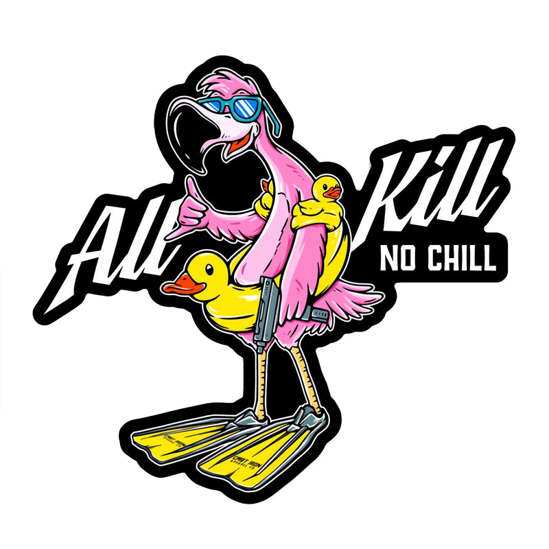 Load image into Gallery viewer, All Kill No Chill Flamingo Decal