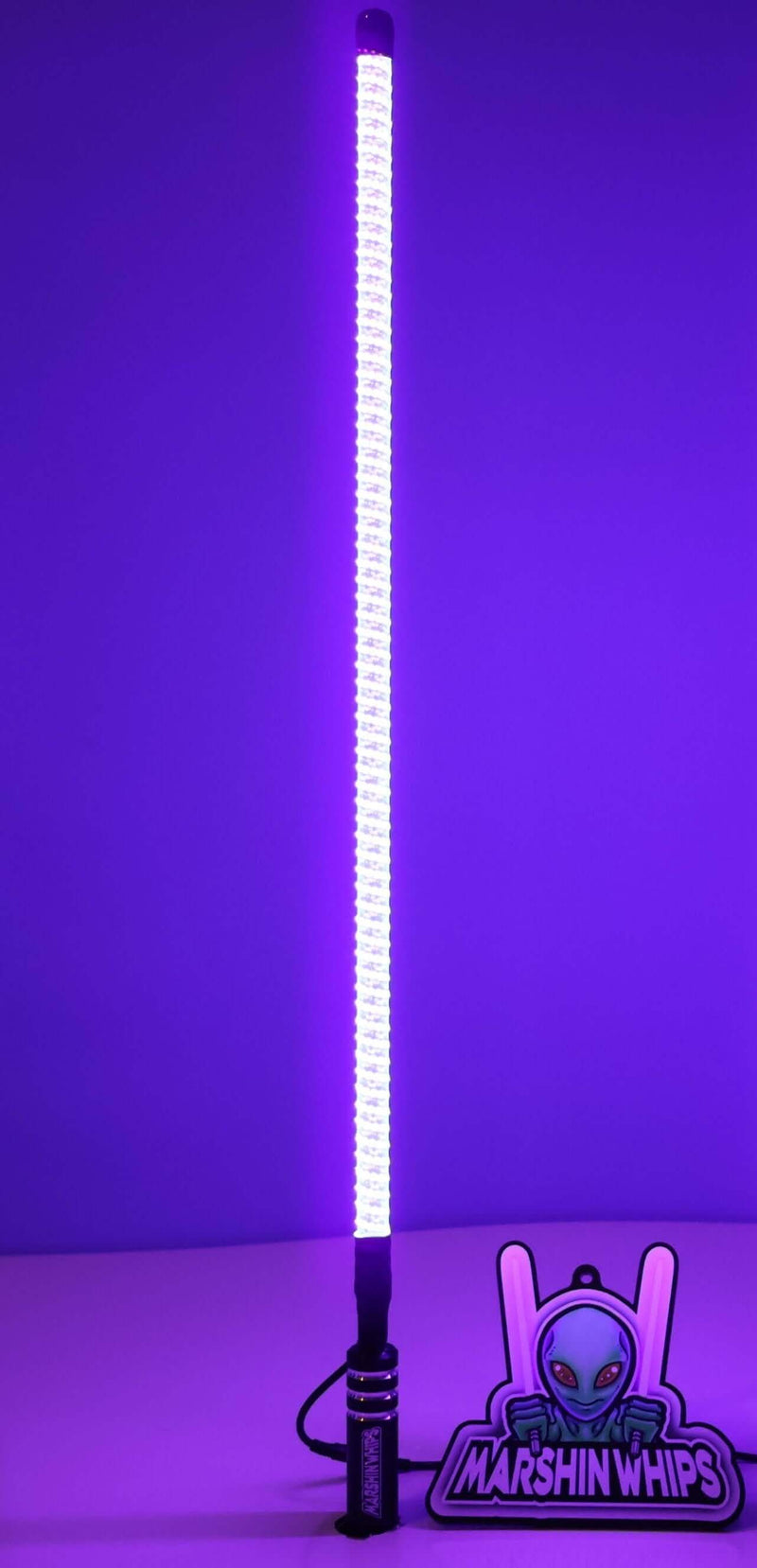 Load image into Gallery viewer, V2 Black Out LED Whip: The Ultimate Stealth Single