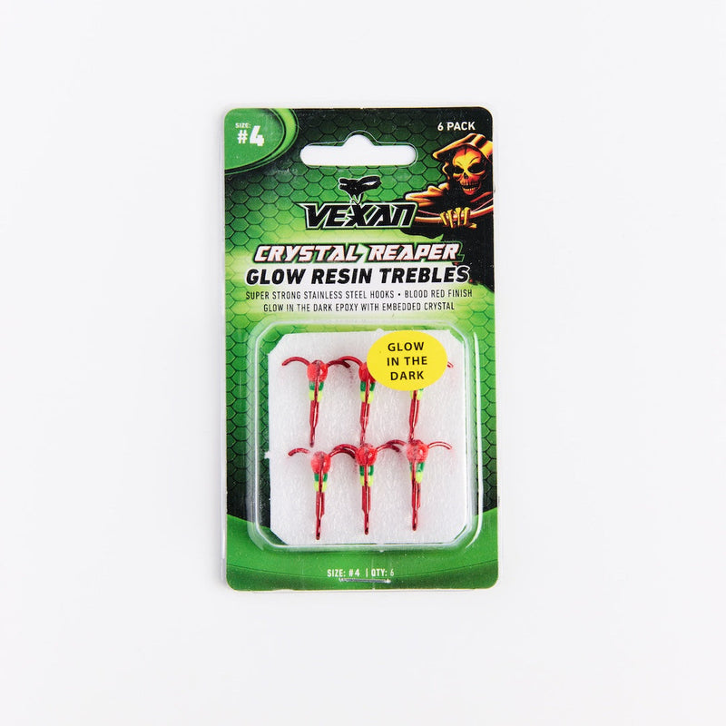 Load image into Gallery viewer, Crystal Reaper Treble Hooks (6pk)