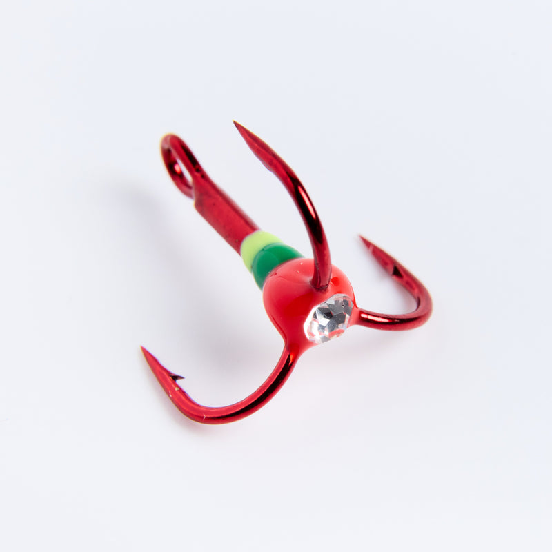 Load image into Gallery viewer, Crystal Reaper Treble Hooks (6pk)