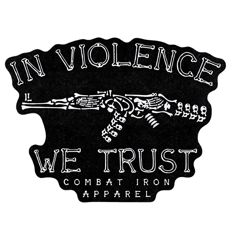 Load image into Gallery viewer, In Violence We Trust AK Decal
