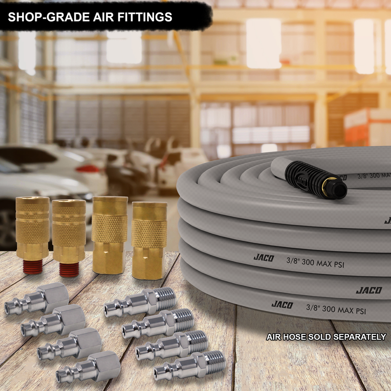 Load image into Gallery viewer, Industrial Quick Connect Air Fittings | Plug & Coupler Kit - 1/4" NPT (Set of 12)