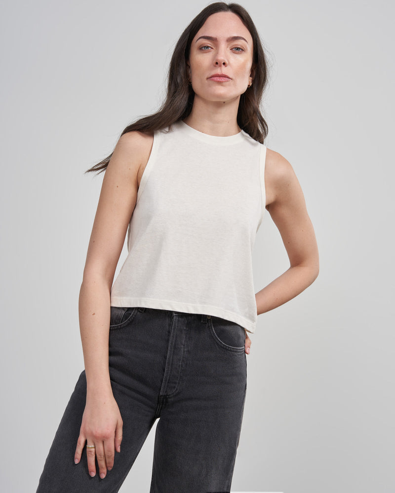 Load image into Gallery viewer, EcoKnit™ Cropped Tank
