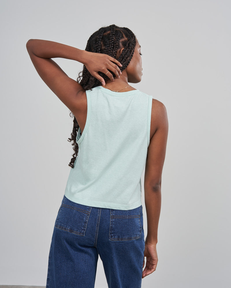 Load image into Gallery viewer, EcoKnit™ Cropped Tank
