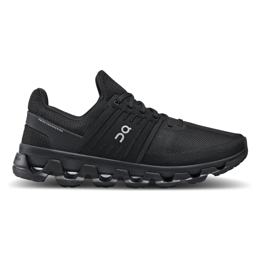 Women's On Cloudswift 3 AD, All Black, 5 B Medium - Skoutley Outdoors LLC