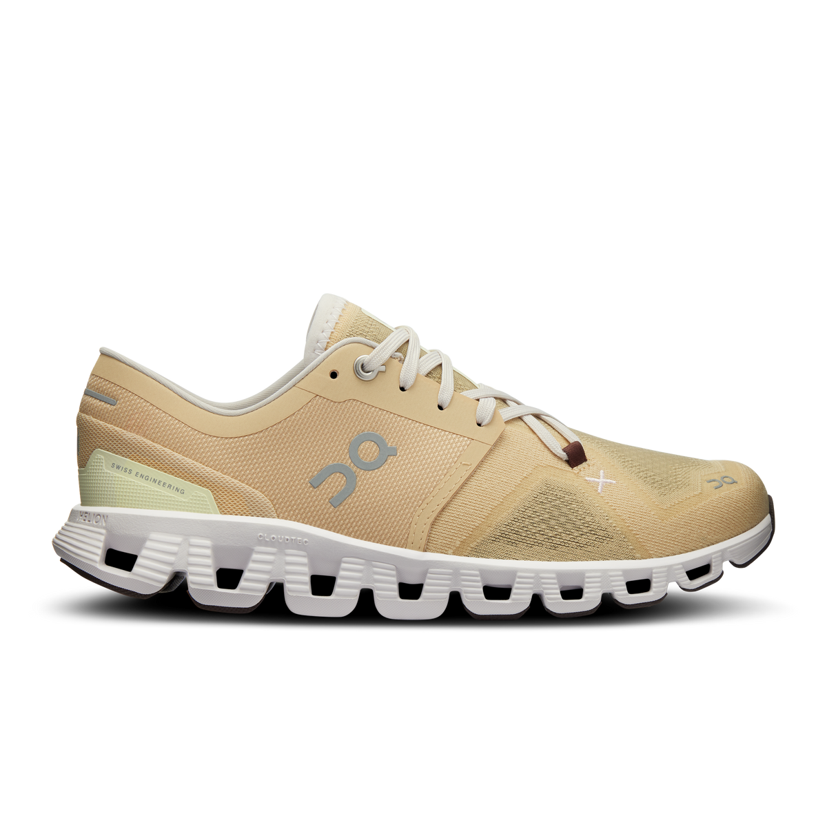 Women's On Cloud X 3, Savannah/Frost, 7 B Medium - Skoutley Outdoors LLC