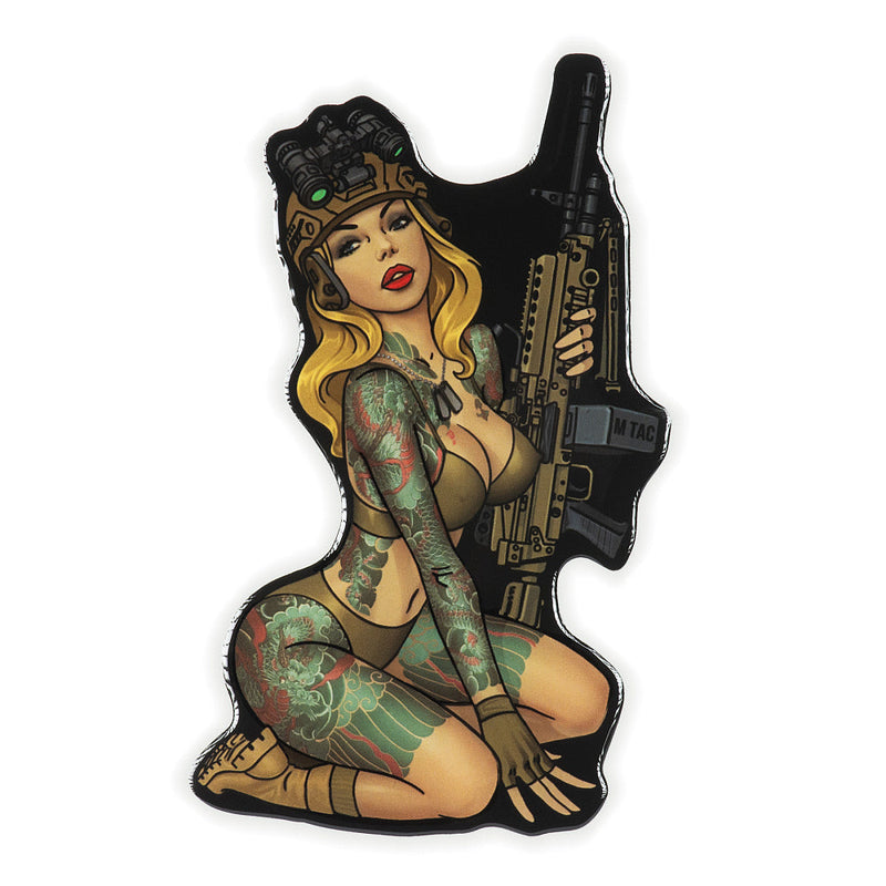 Load image into Gallery viewer, M-Tac Morale Sticker Tactical Girl
