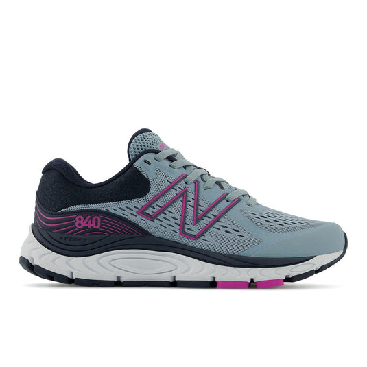 Women's New Balance Fresh Foam 840v5, Cyclone/Eclipse/Magenta Pop, 11 B Medium - Skoutley Outdoors LLC