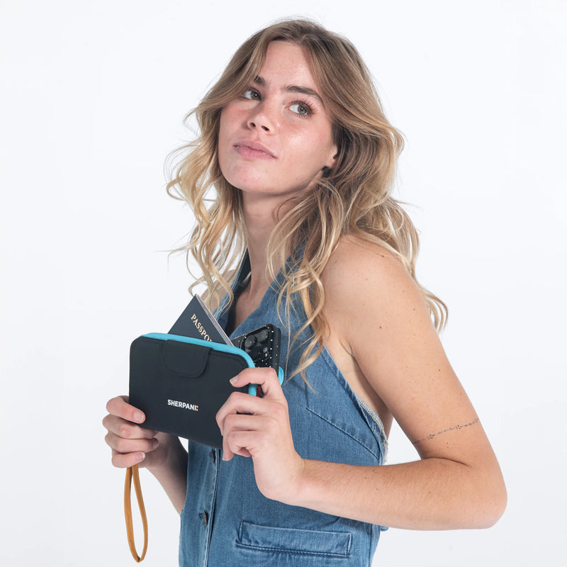 Load image into Gallery viewer, Tulum | RFID Wallet - Terrazzo Print