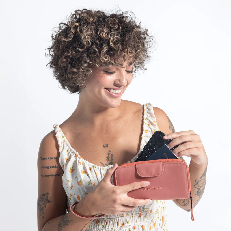 Load image into Gallery viewer, Tulum | RFID Wallet - Terrazzo Print