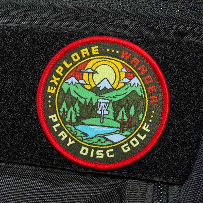 Load image into Gallery viewer, Wander Explore Play Disc Golf - Hook And Loop Patch