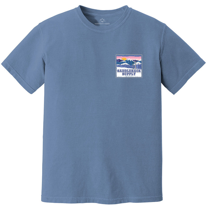 Load image into Gallery viewer, Snowy Peaks Pigment Tee
