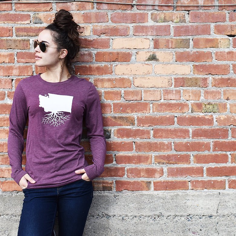 Load image into Gallery viewer, Washington Long Sleeve Crewneck Tee