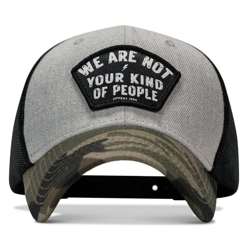 Load image into Gallery viewer, We Are Not Your Kind Of People Patch Original Ripstop Snapback Hat