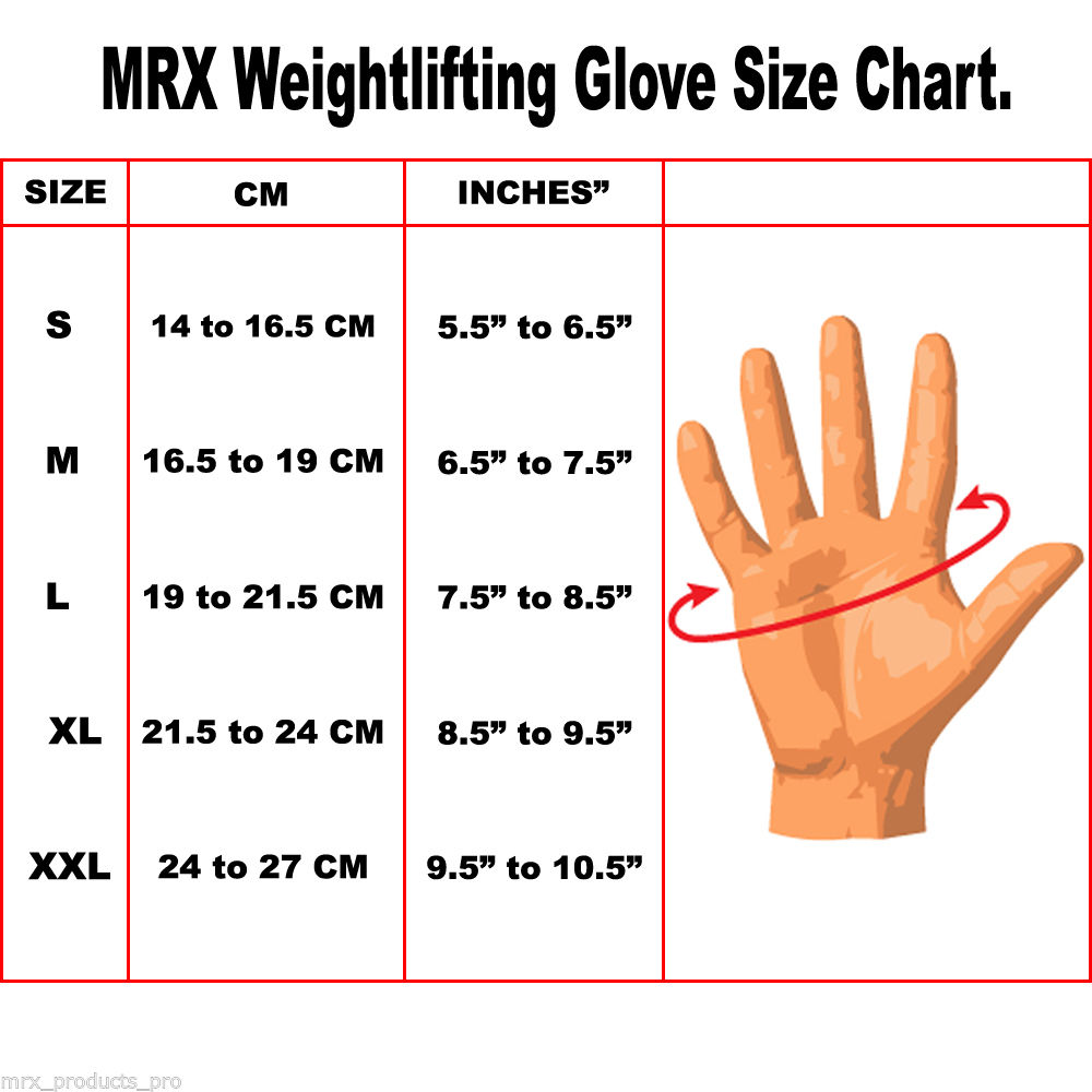 MRX Weightlifting Gloves for Gym Workout Training Long Wrist Strap