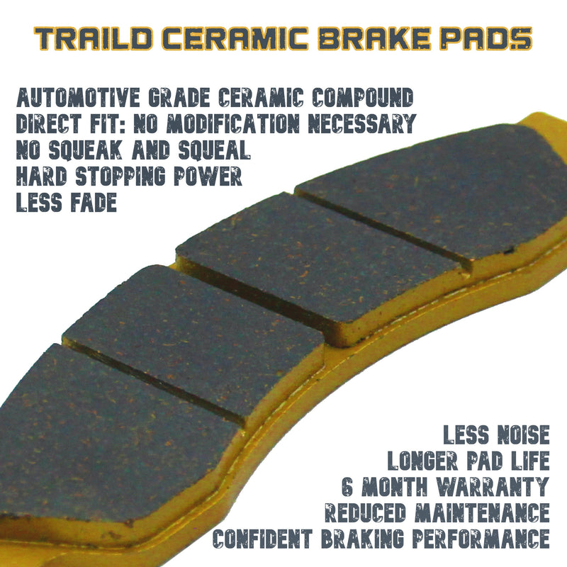 Load image into Gallery viewer, Kawasaki Mule Pro DX/DTX/FX/FXT/FXR/MX 2015-2027 Ceramic Brake Pad Set