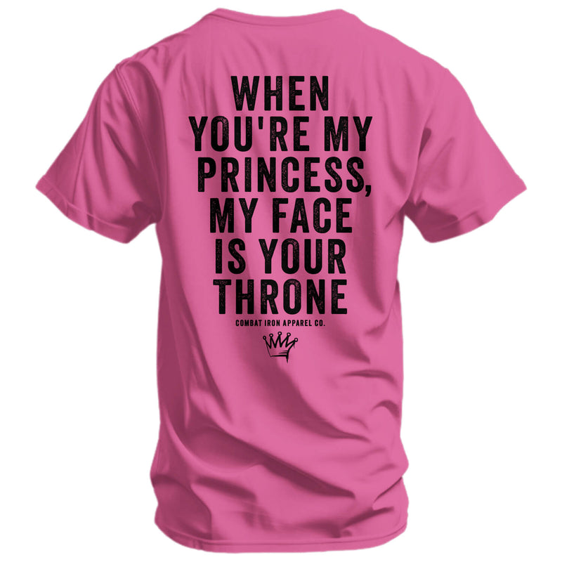 Load image into Gallery viewer, When You're My Princess, My Face Is Your Throne Men's T-Shirt