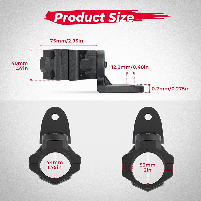 Load image into Gallery viewer, UTV Whip Light Mount for 1.75''-2'' Roll Bar Cage