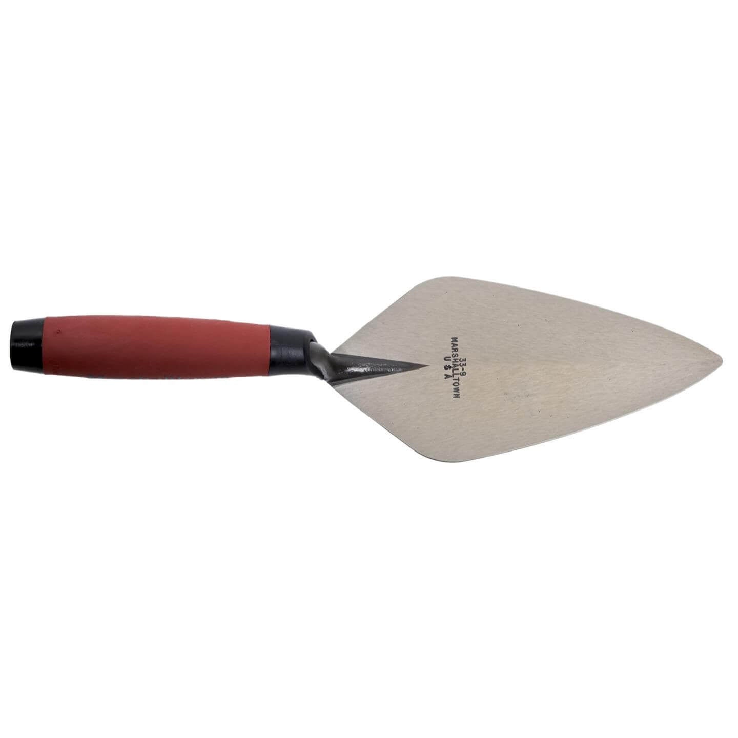 Marshalltown 10185 9" Brick Trowel London Pattern - DuraSoft Handle