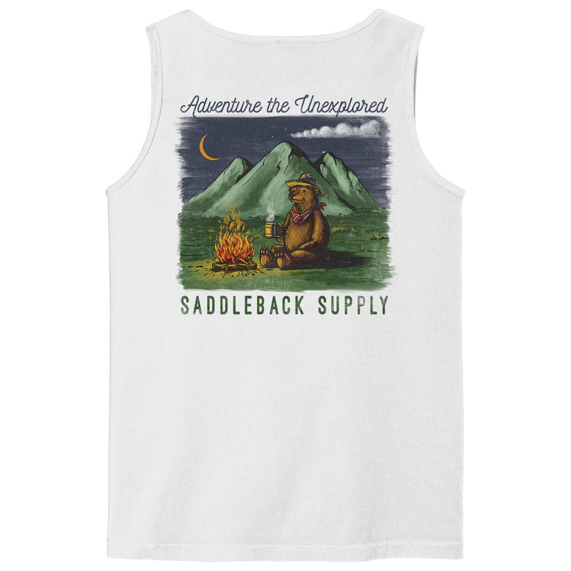 Load image into Gallery viewer, Camping Bear Pigment Tank Top
