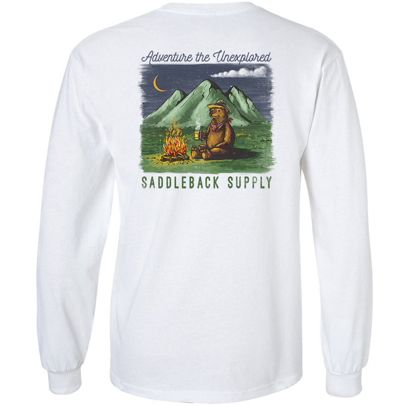 Load image into Gallery viewer, Camping Bear Long Sleeve Tee