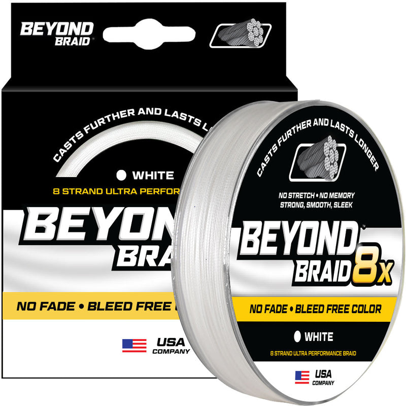 Load image into Gallery viewer, White 8X- No Fade- Ultra Performance 8 Strand