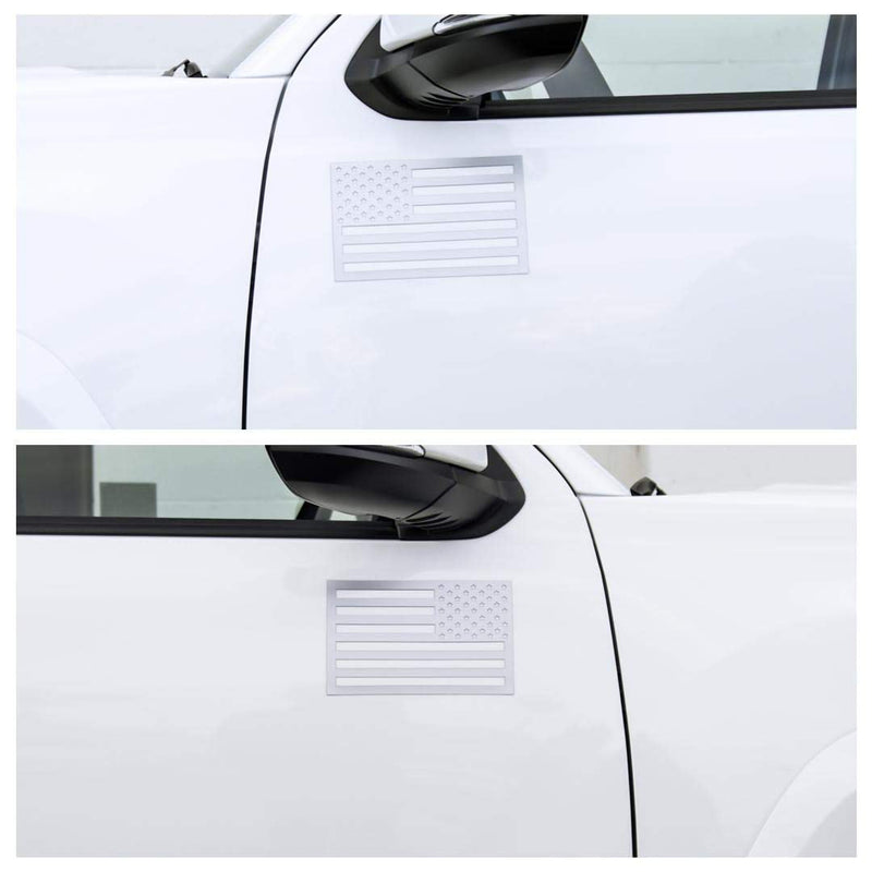 Load image into Gallery viewer, American Flag Magnets - Metallic Grey