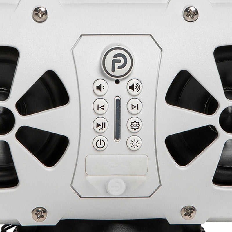 Load image into Gallery viewer, Bazooka G3 Party Bar MINI Portable Bluetooth Speaker | 70 Hours Battery Life | IP66 Waterproof | 450-watt MAX power | RGB-LED Lights | with one-click “Party Button” music-sharing technology | 6 Marine Grade Speakers